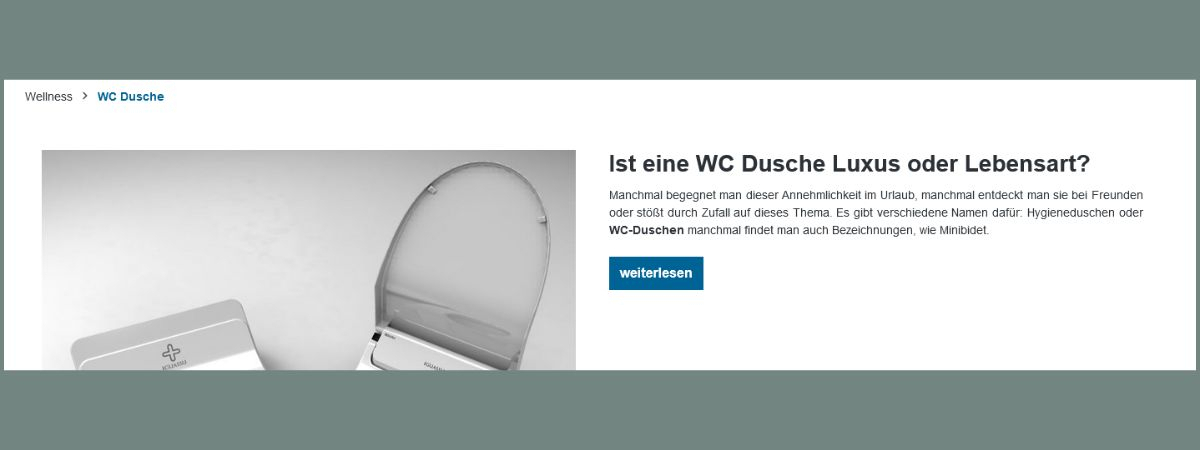 Kategoriebeschreibung mit Weiterlesen-Button