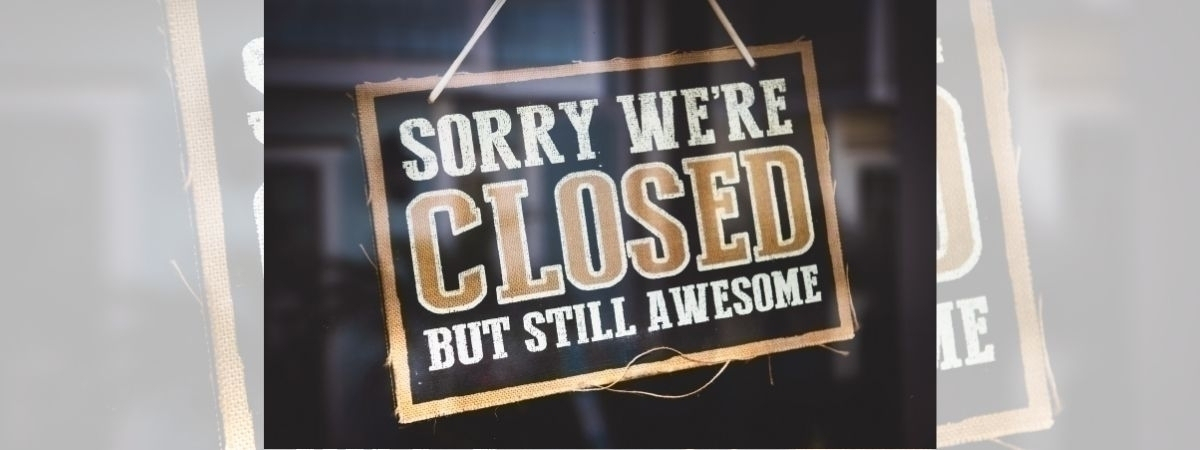 Sorry we're closed