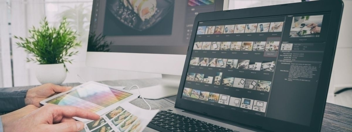 Design Seite mit Vorschlägen